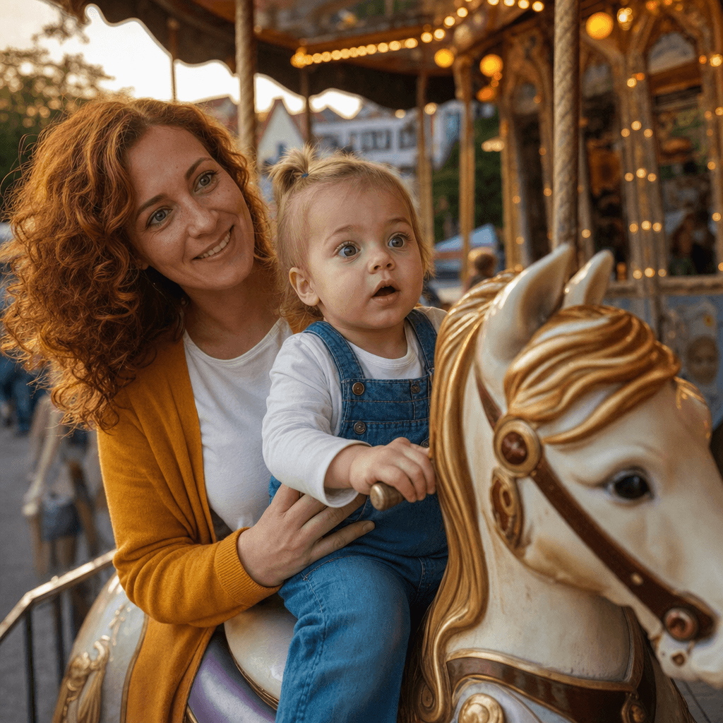 First merry-go-round 🎠